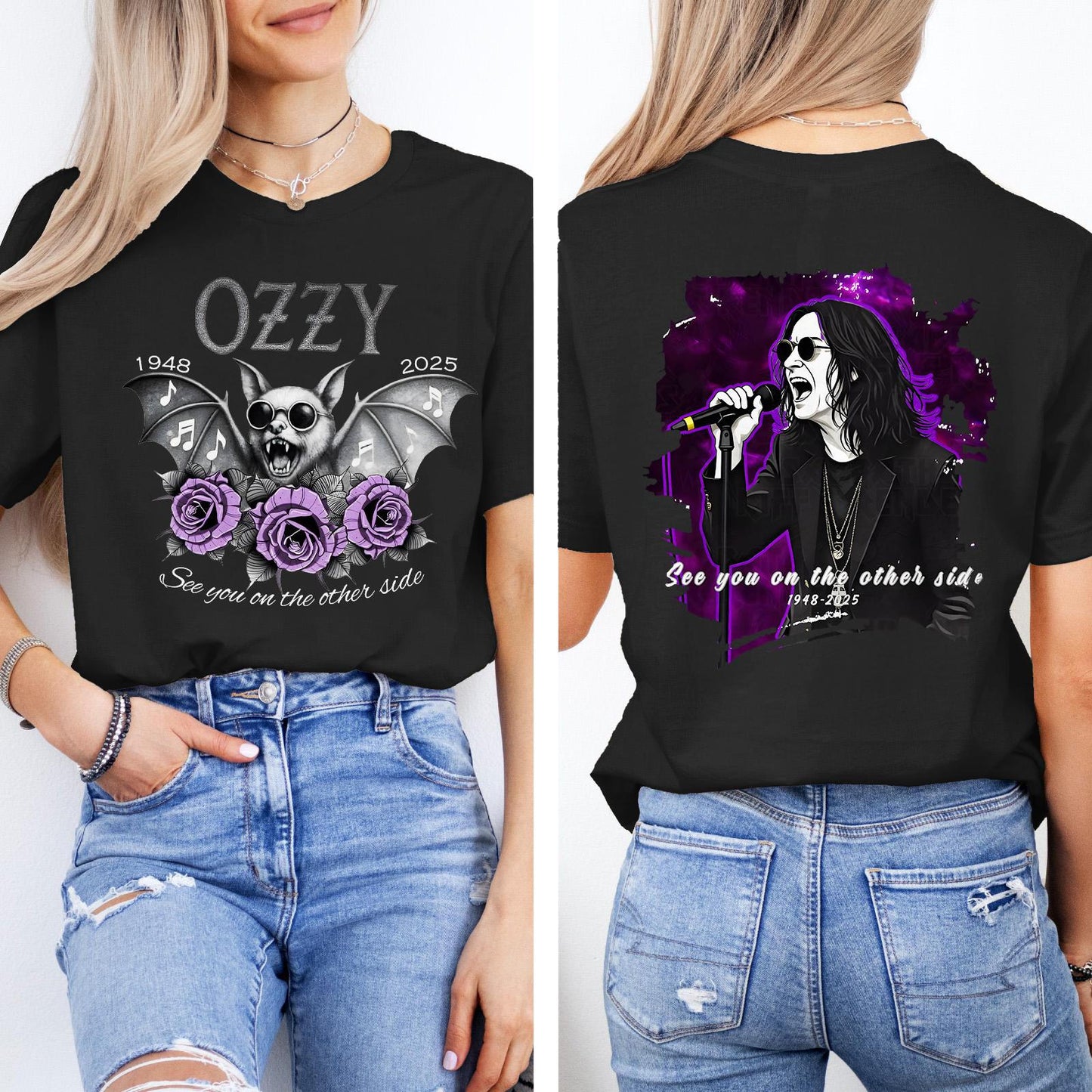 Ozzy Osbourne Unisex cotton crew neck T-shirt