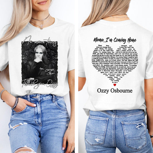No More Tour Thank You Ozzy Crew Neck T-shirt