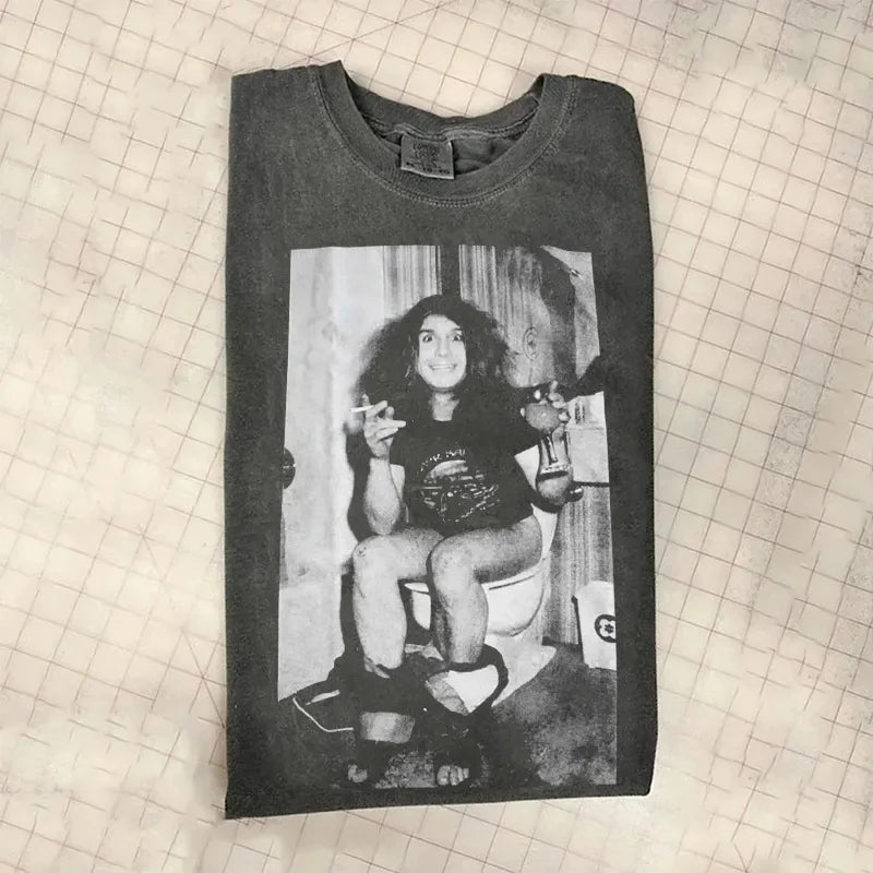 Ozzy Osbourne Washed Cotton Crew Neck T-Shirt