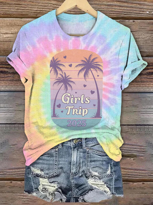 Girls Trip 2025 Crew Neck T-shirt