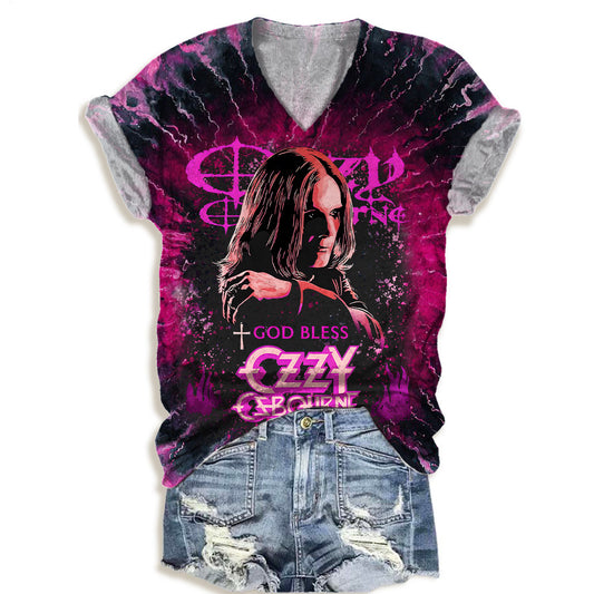 Ozzy Osbourne V-neck T-Shirt