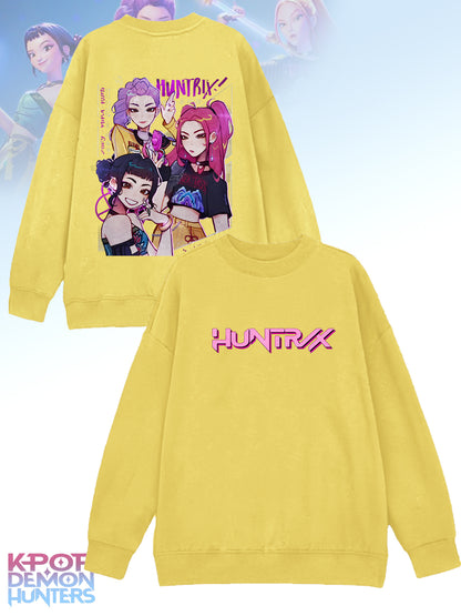 Demon Hunters Printed Long Sleeve Casual Top
