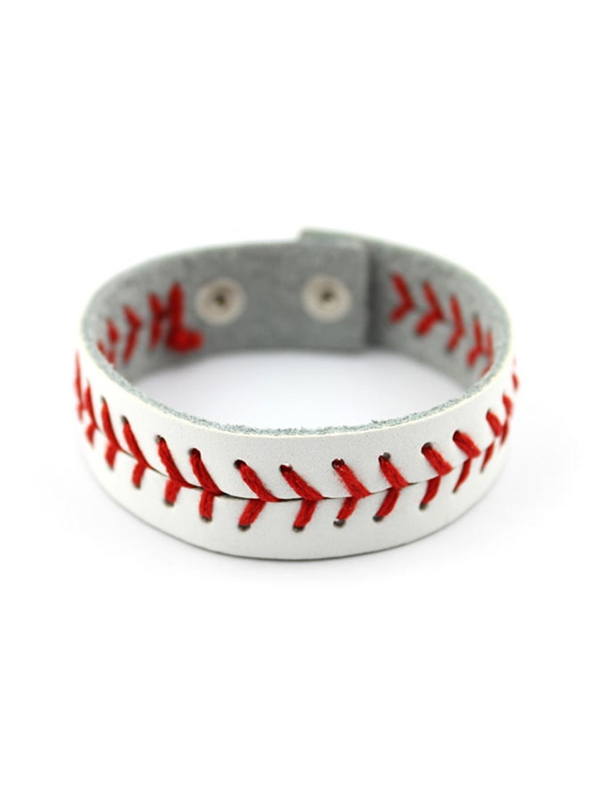 Baseball Softball Stitched Leather Sports Bracelet