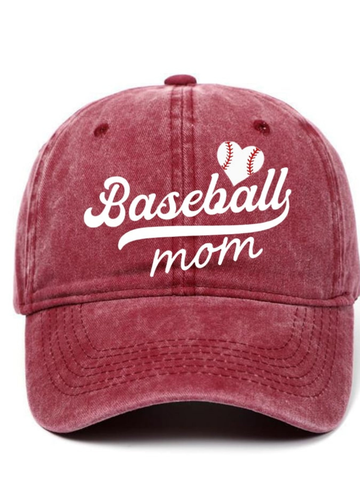 Baseball Mom Print Baseball Cap