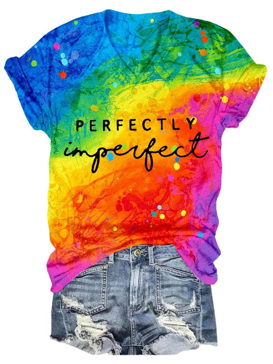 Perfectly Imperfect Tie Dye V-Neck T-Shirt