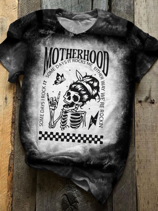Motherhood Tie Dye Crew Neck T-shirt