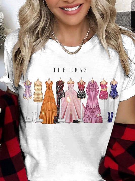 The Eras Print Crew Neck T-shirt